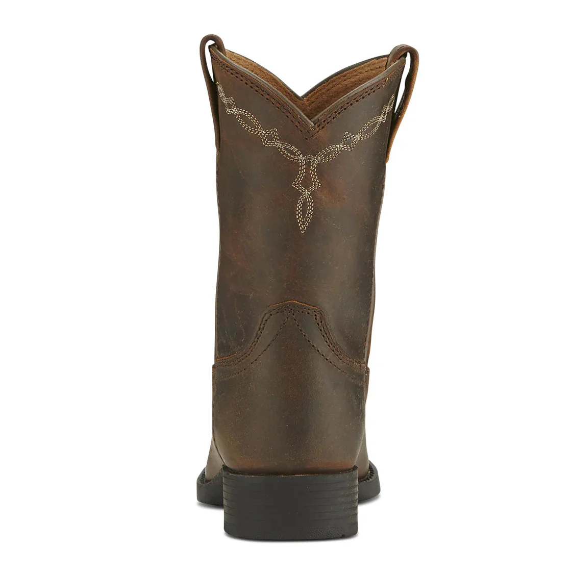 Ariat Childrens Heritage Roper Western Boots (10001850) Distressed Brown - Image 3