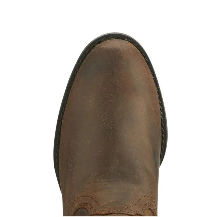 Ariat Childrens Heritage Roper Western Boots (10001850) Distressed Brown - Image 4