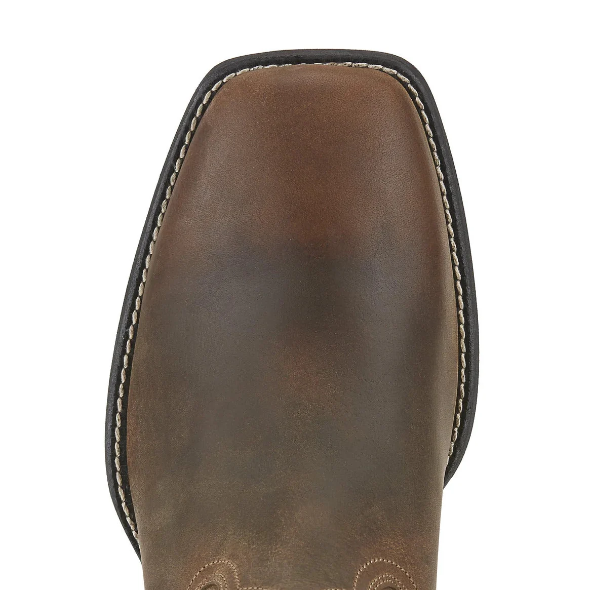 Ariat Mens Heritage Roper Wide Square Toe Western Boots (10015288) Powder Brown - Image 3