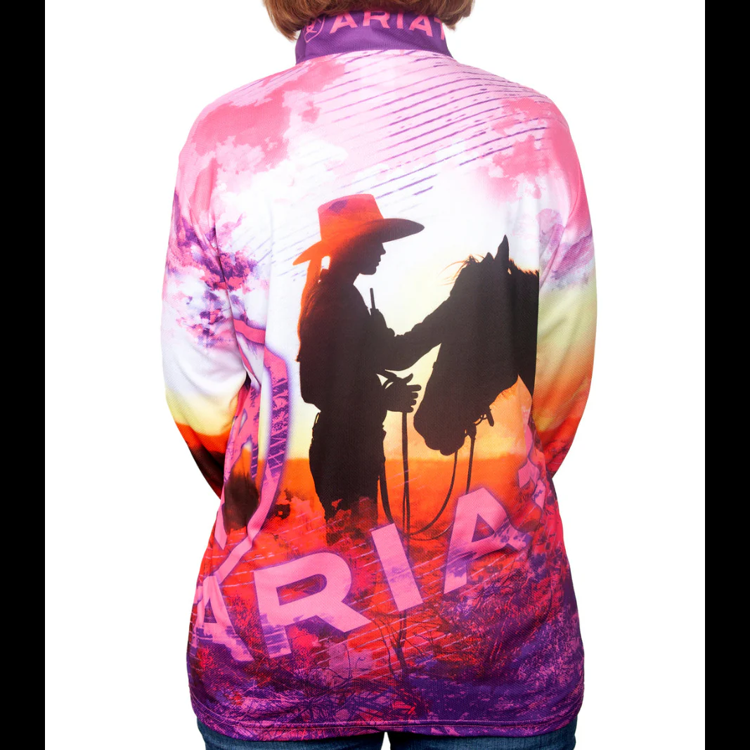 Ariat Womens Fishing Shirt (1001CLSP) Western [SD] - Image 3