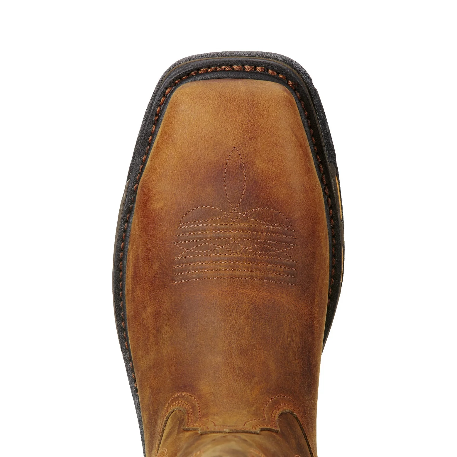 Ariat Work Range Mens Workhog Western Steel Toe Western Boots (10016568) Toast Premium - Image 4