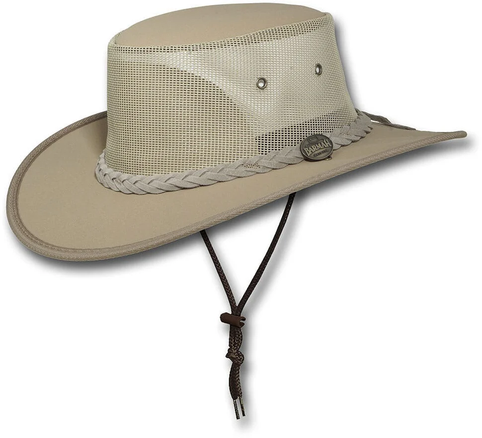 Barmah Canvas Drover Hat (1057BE) Beige - Image 6