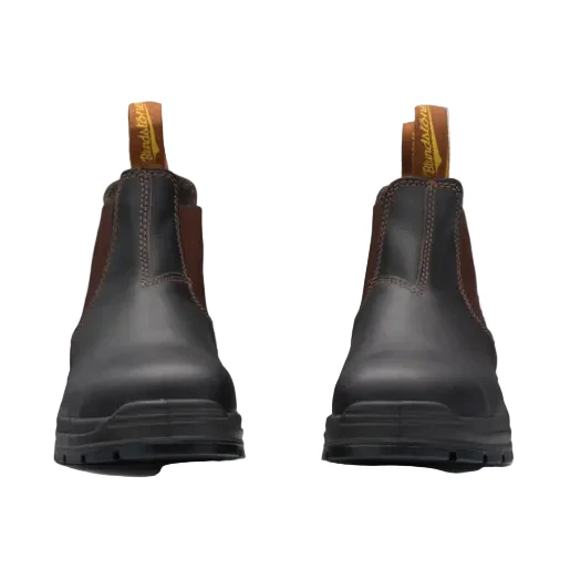 Blundstone Mens 311 Elastic Sided Safety Boots (311) Brown - Image 4