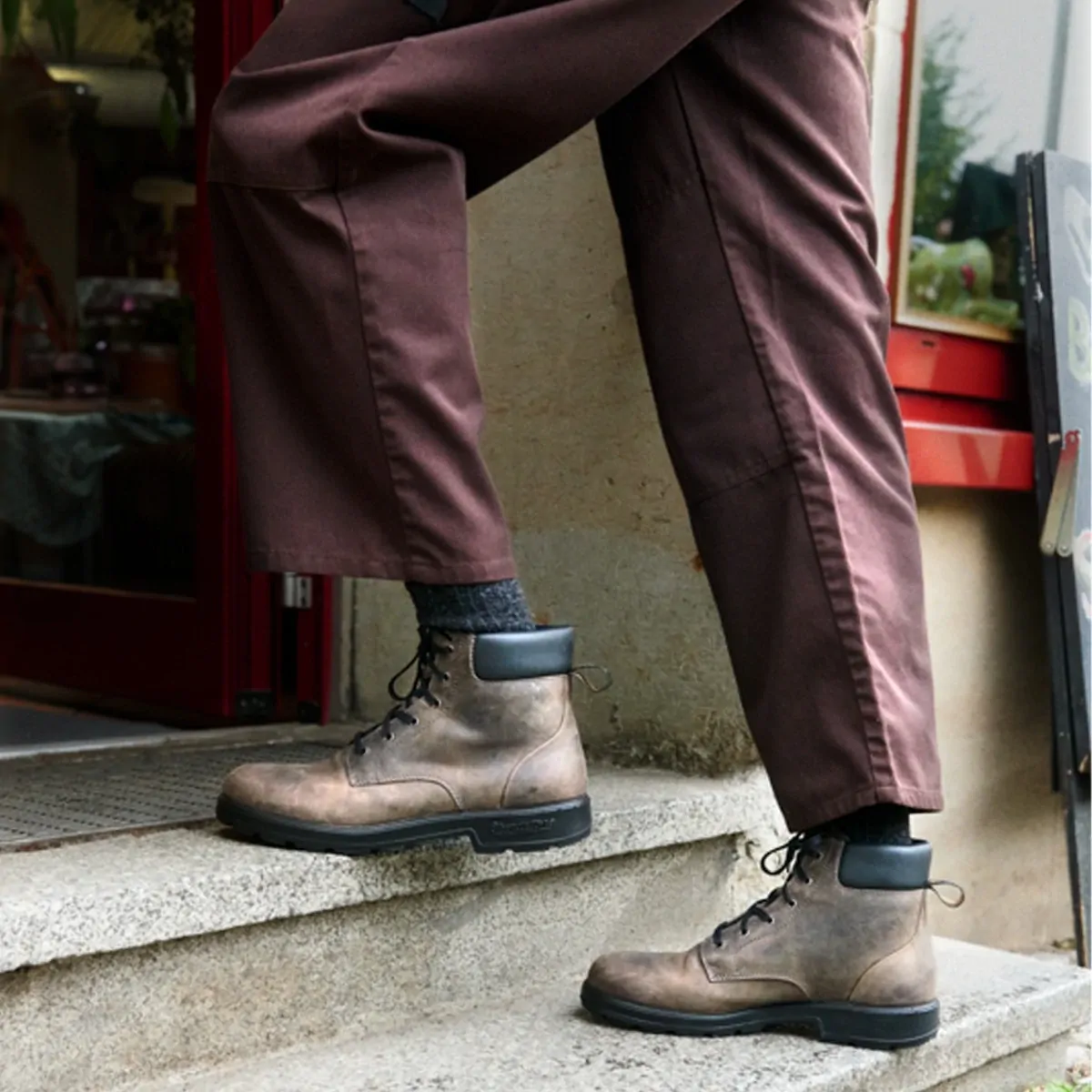 Blundstone Unisex Originals Lace-Up Boots (2429) Clay - Image 3