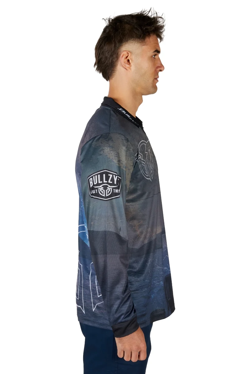 Bullzye Mens Luke L/S Fishing Tee (B4S1568393) Multi [SD] - Image 3