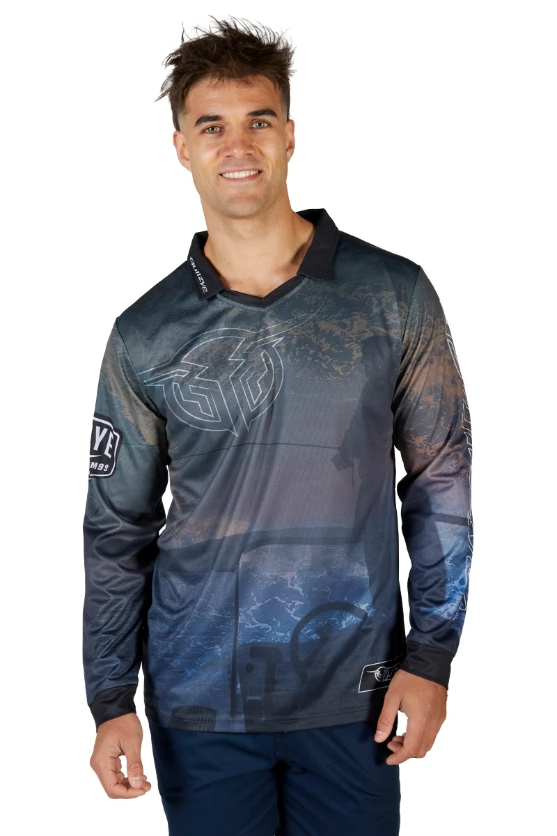 Bullzye Mens Luke L/S Fishing Tee (B4S1568393) Multi [SD] - Image 5