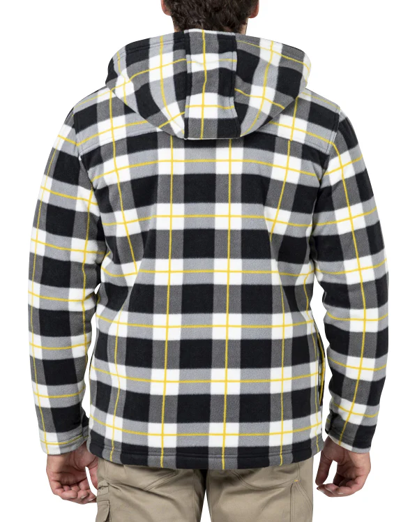 CAT Mens Active Work Jacket (1313058) Black Watch Plaid - Image 3