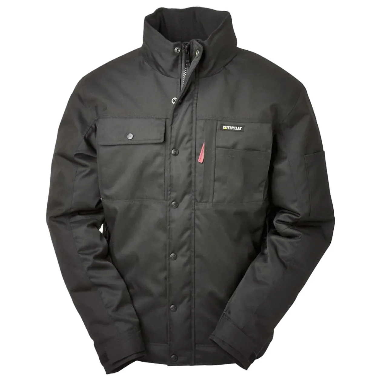 CAT Mens Insulated Twill Jacket (1313004) Black - Image 6