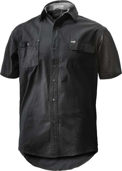 FXD Mens SSH-1 Stretch S/S Work Shirt (FX01614002) Black - Image 3