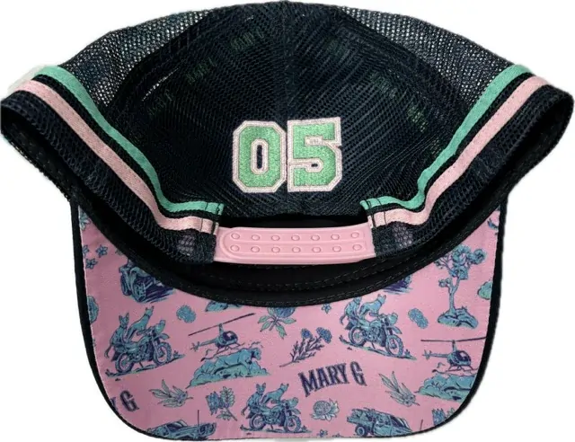 MaryG Womens Logo Cap (MARYGCAP) French Navy OSFM [GD] - Image 3