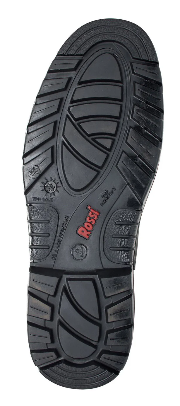 Rossi Mens Hercules Elastic Sided Safety Boots (795) Claret - Image 5